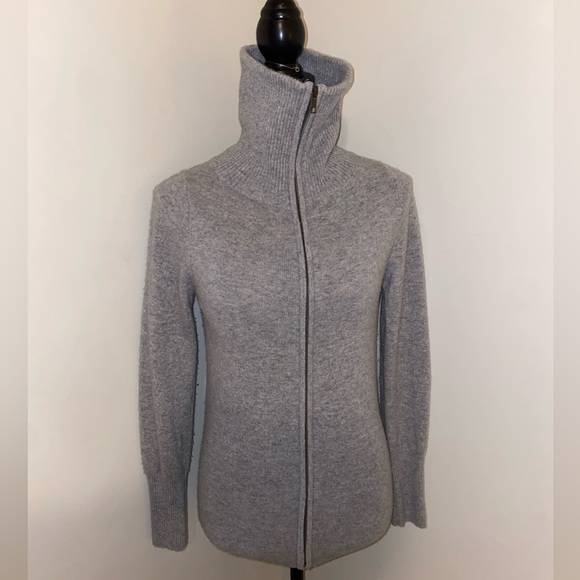 100% Cashmere Zip Up Cardigan - Picture 1 of 13